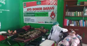 Donor Darah LPBINU Kota Denpasar Sertakan Sosialisasi 3 M